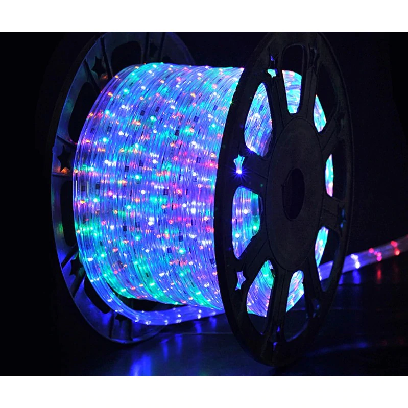 Instalatie tip furtun luminos cu LED, 100m, diverse culori - Auros