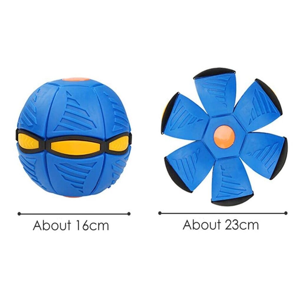 Minge zburatoare transformabila in disc, cu iluminare LED - Auros