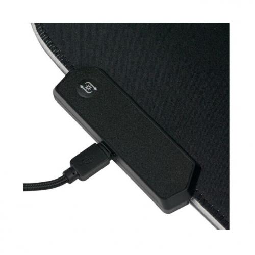 Mouse Pad gaming cu iluminare led rgb 80 x 30 negru - Auros