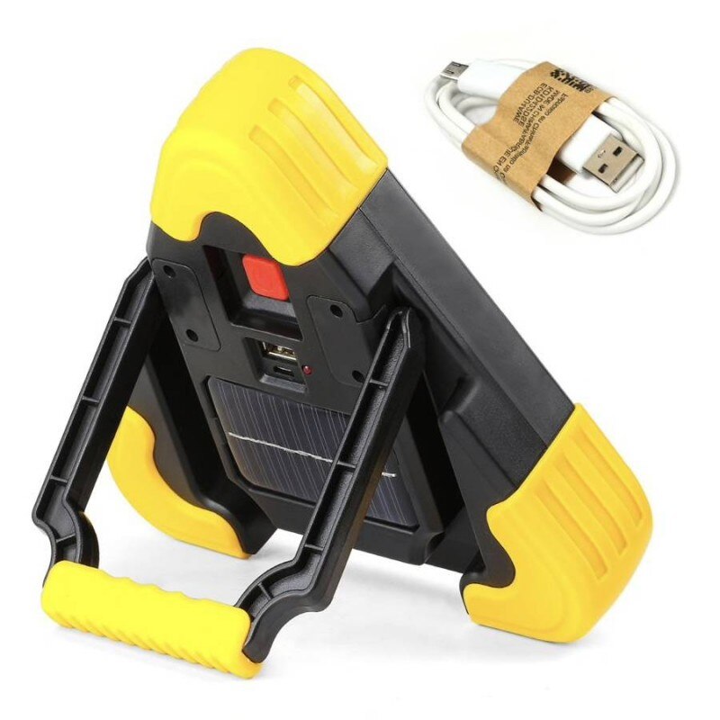 Triunghi reflectorizant iluminat cu 3 LED-uri cu incarcare prin USB sau solara - Auros