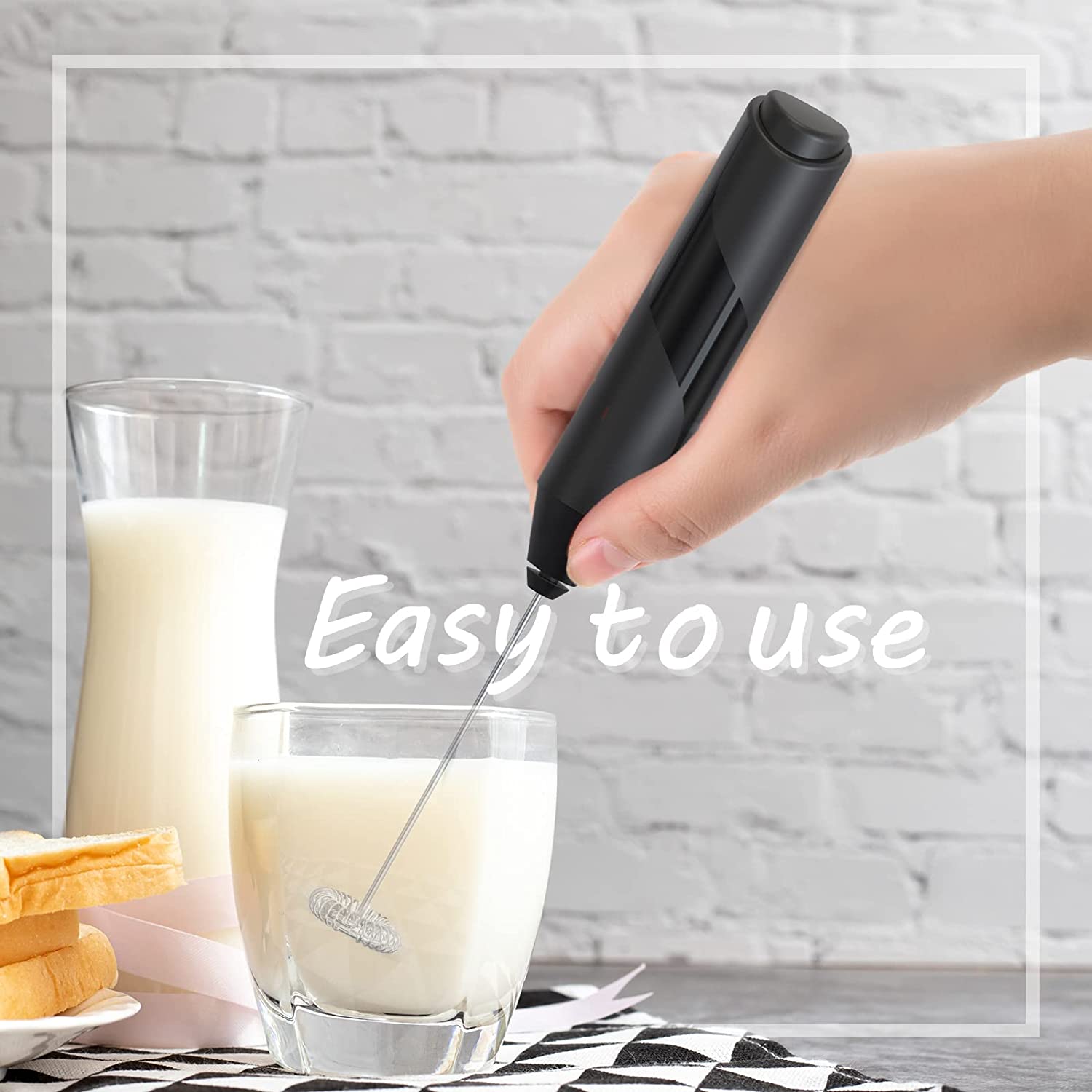 Mixer pentru spuma de lapte, cafea, oua, caffe latte, ciocolata calda, cappuccino - Auros