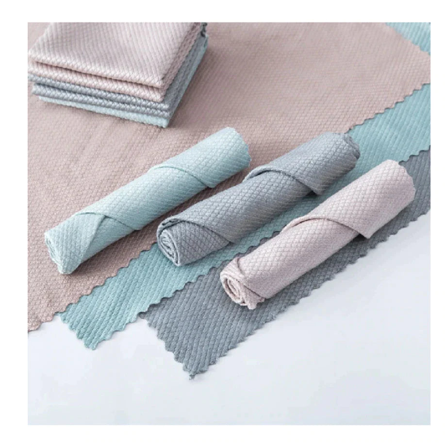 Set 10 lavete microfibra 30 x 30 cm - Auros