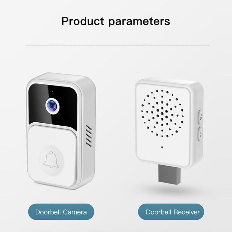 Sonerie interfon wireless inteligenta, camera HD, vedere de noapte - Auros