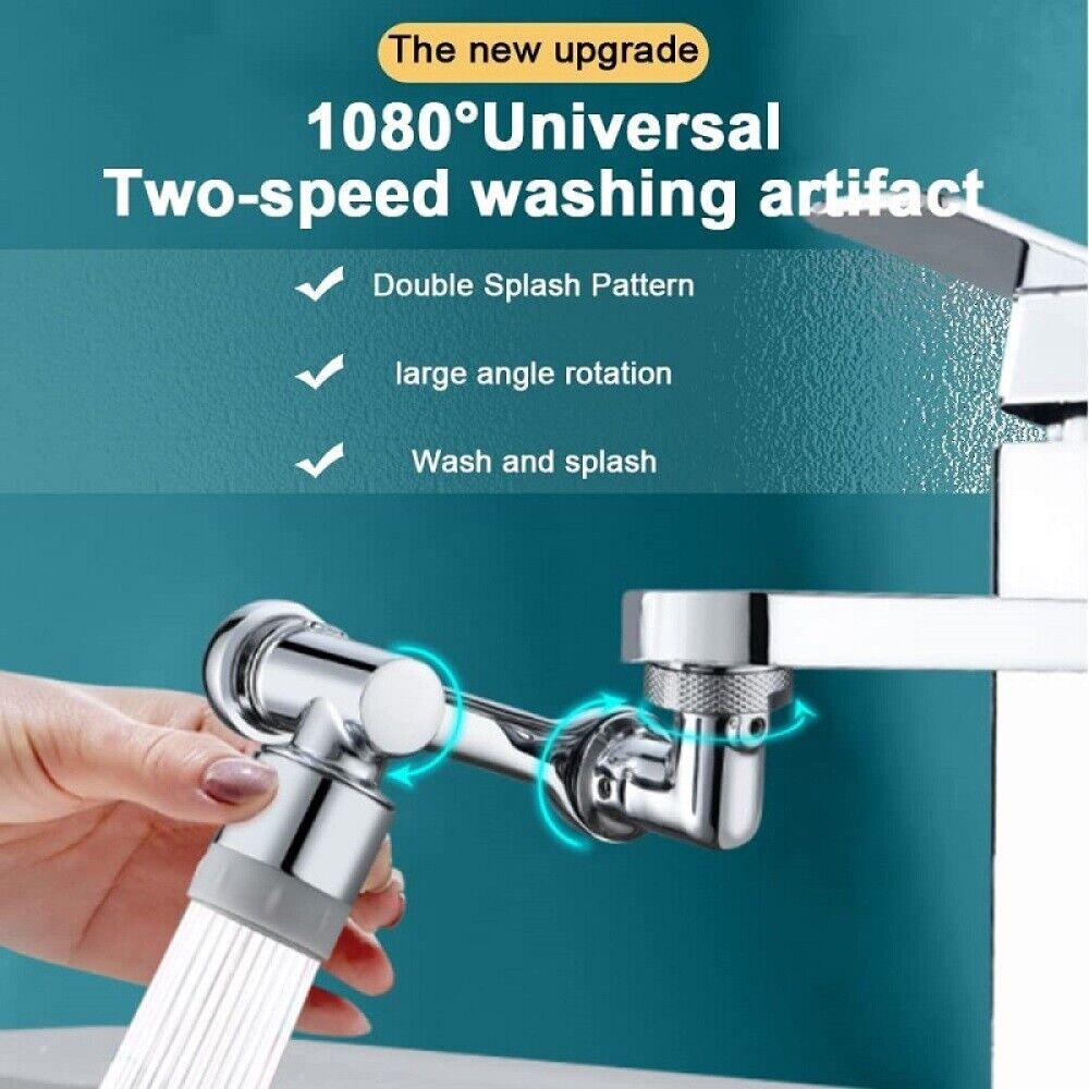 Extensie rotativa 1080° robinet, moduri multiple de curgere a apei - Auros