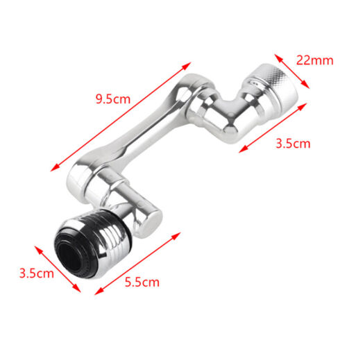 Extensie rotativa 1080° robinet, moduri multiple de curgere a apei - Auros
