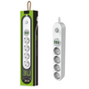 Prelungitor 363A, 4 prize + 3 porturi usb - Auros