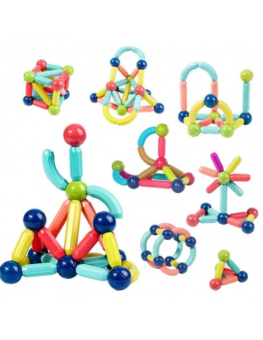 Joc creativ, constructii magnetice sticks building 36 de piese - Auros