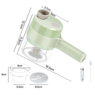 Tocator si maruntitor electric pentru alimente si legume 4 in 1 - Auros