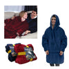 Patura-hanorac cu gluga, confortabila, calduroasa si pufoasa Huggle Hoodie - Auros