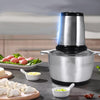 Tocator electric carne si legume, 4 lame inox, 2 viteze, capacitate mare, bol inox de 2L, 250W - Auros
