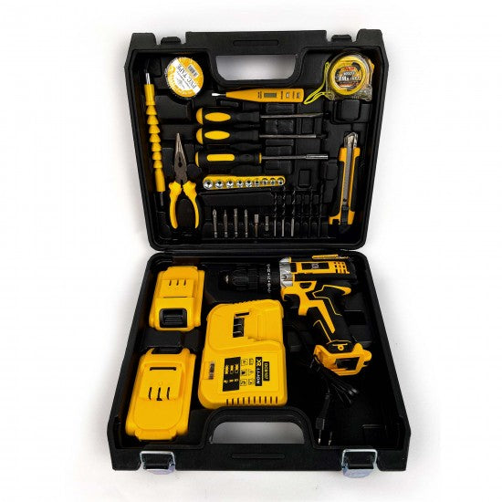Trusa Bormasina 36V cu 2 acumulatori si incarcator + 37 Accesorii - Auros