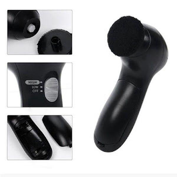 Set pentru lustruit incaltaminte, 4 capete, 2 viteze - Auros