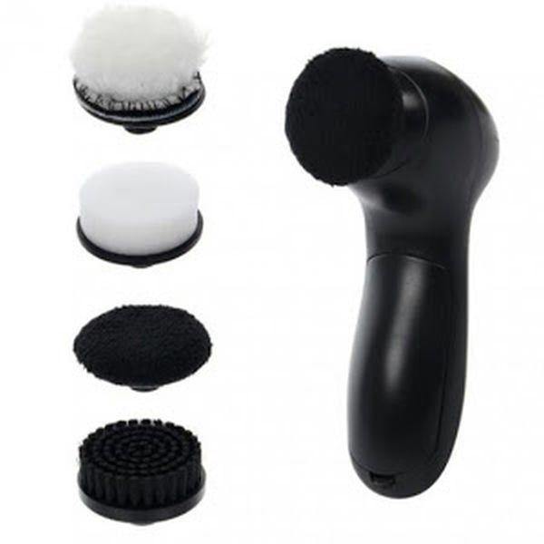 Set pentru lustruit incaltaminte, 4 capete, 2 viteze - Auros