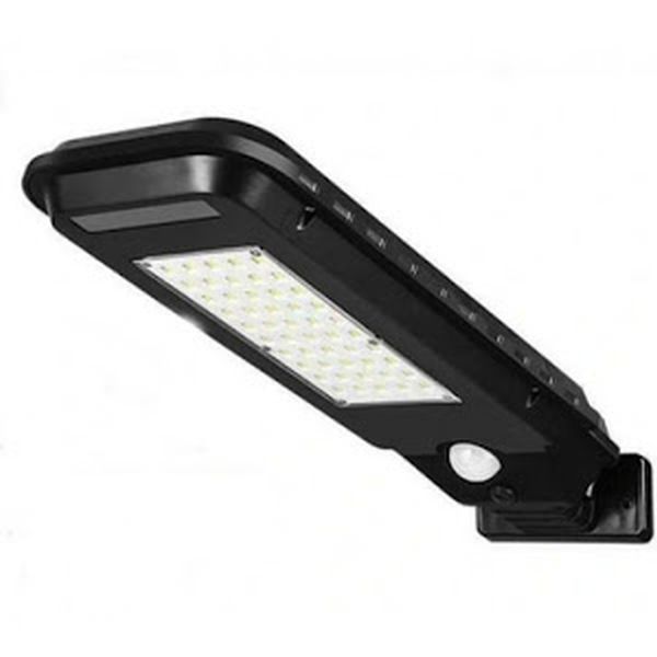 Lampa solara T-100B, senzor de miscare, rezistenta la apa, Negru - Auros