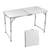 Masuta pliabila picnic din aluminiu 60 x 120 cm + 4 scaune pliabile