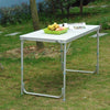 Masuta pliabila picnic din aluminiu 60 x 120 cm + 4 scaune pliabile