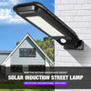 Lampa solara T-100B, senzor de miscare, rezistenta la apa, Negru - Auros