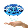Mini drona, disc zburator interactiv cu senzori infrarosu, lumina LED