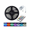 Banda LED 5050 RGB multicolor cu telecomanda, 5-10-20 metri, 72W