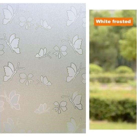 Folie mata pentru geam, tip sablare, protectie vizuala 45x300cm